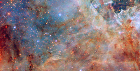 Hubble cattura la Grande Nube di Magellano tra polvere e luce