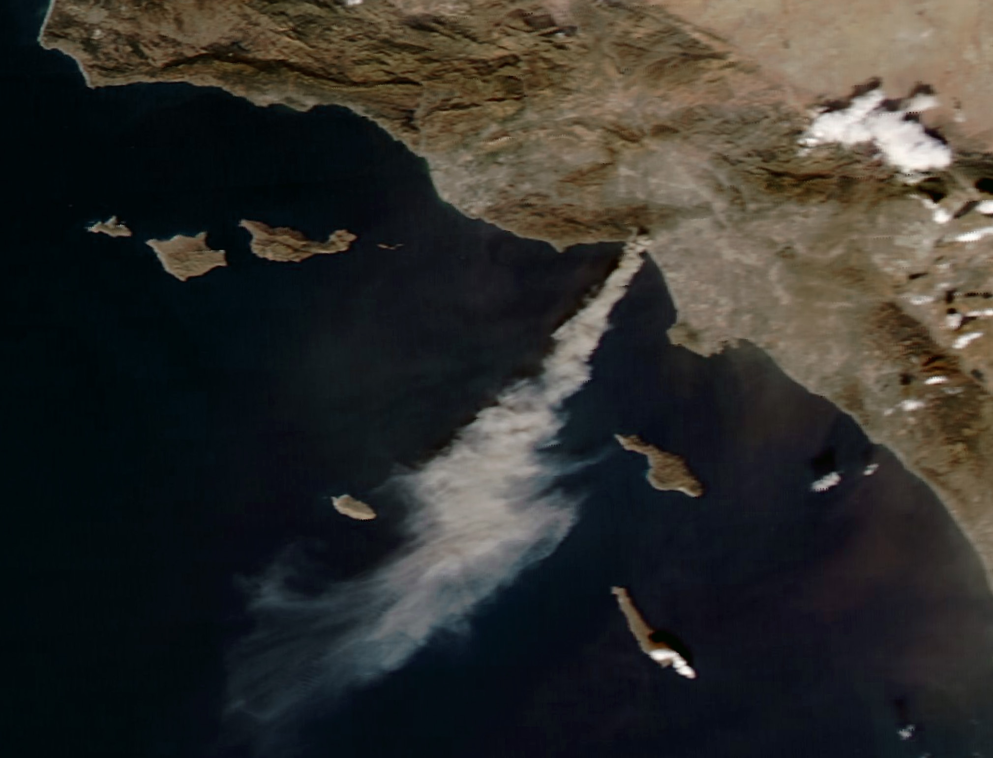 La situazione monitorata dal satellite Aqua 