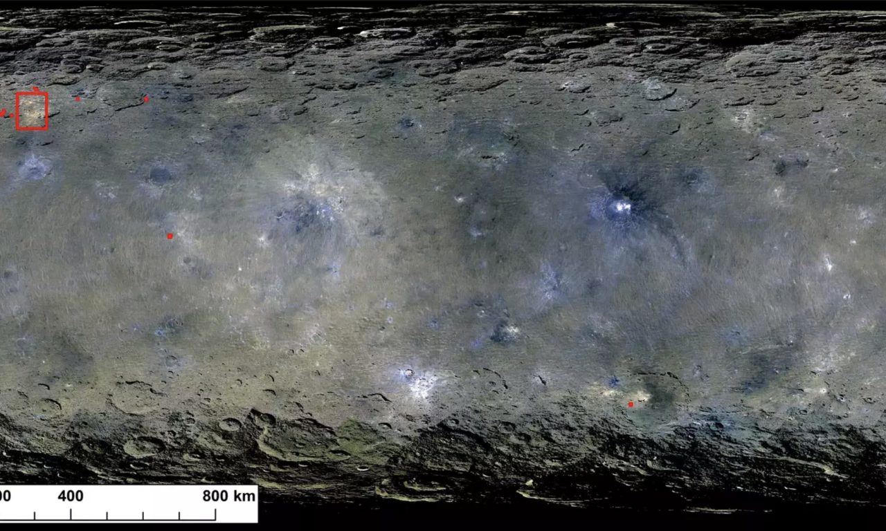 Cerere, con l’IA alla ricerca dell’origine delle molecole organiche