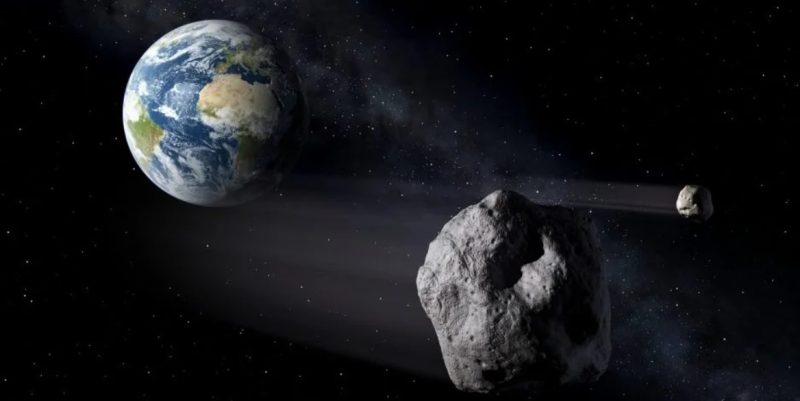 Asteroidi vicino alla Terra - Elaborazione artistica