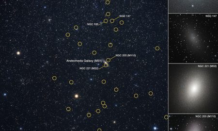 Lo sguardo di Hubble sulle galassie satelliti di Andromeda