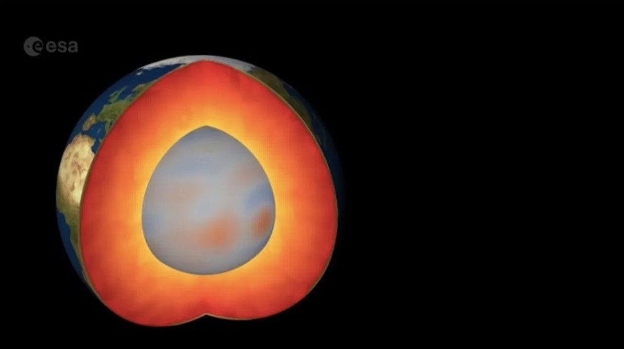 Il nucleo della Terra sta cambiando forma