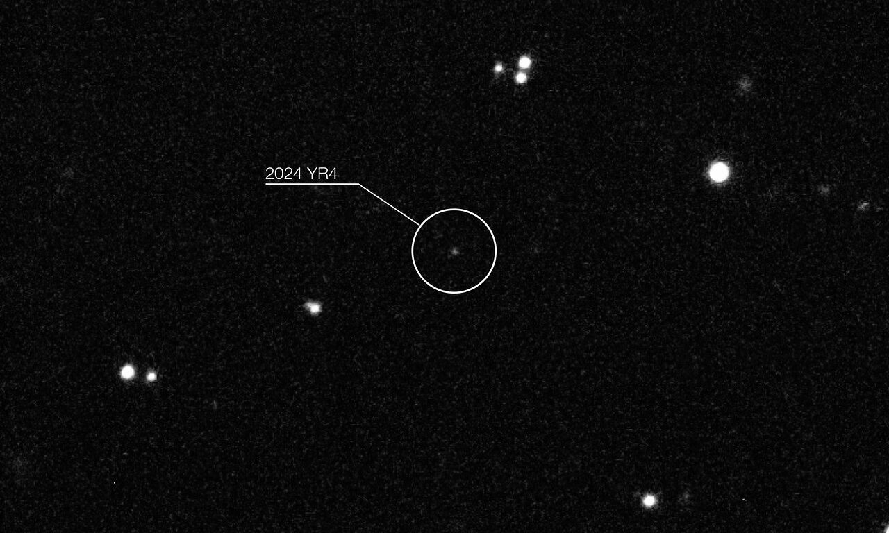 L’asteroide 2024 YR4 non colpirà la Terra