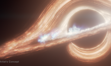 Giochi di luce spettacolari provengono da Sagittarius A*