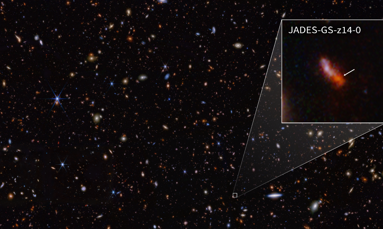 Sorprese dalla galassia più antica