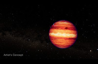 Webb osserva la complessa atmosfera di un particolare esopianeta gassoso senza stella