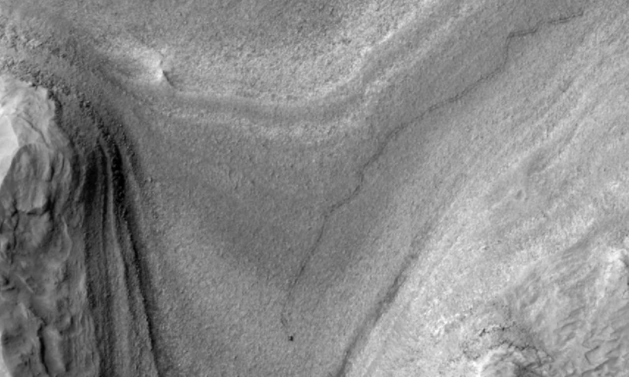 Curiosity fotografato dallo Spazio