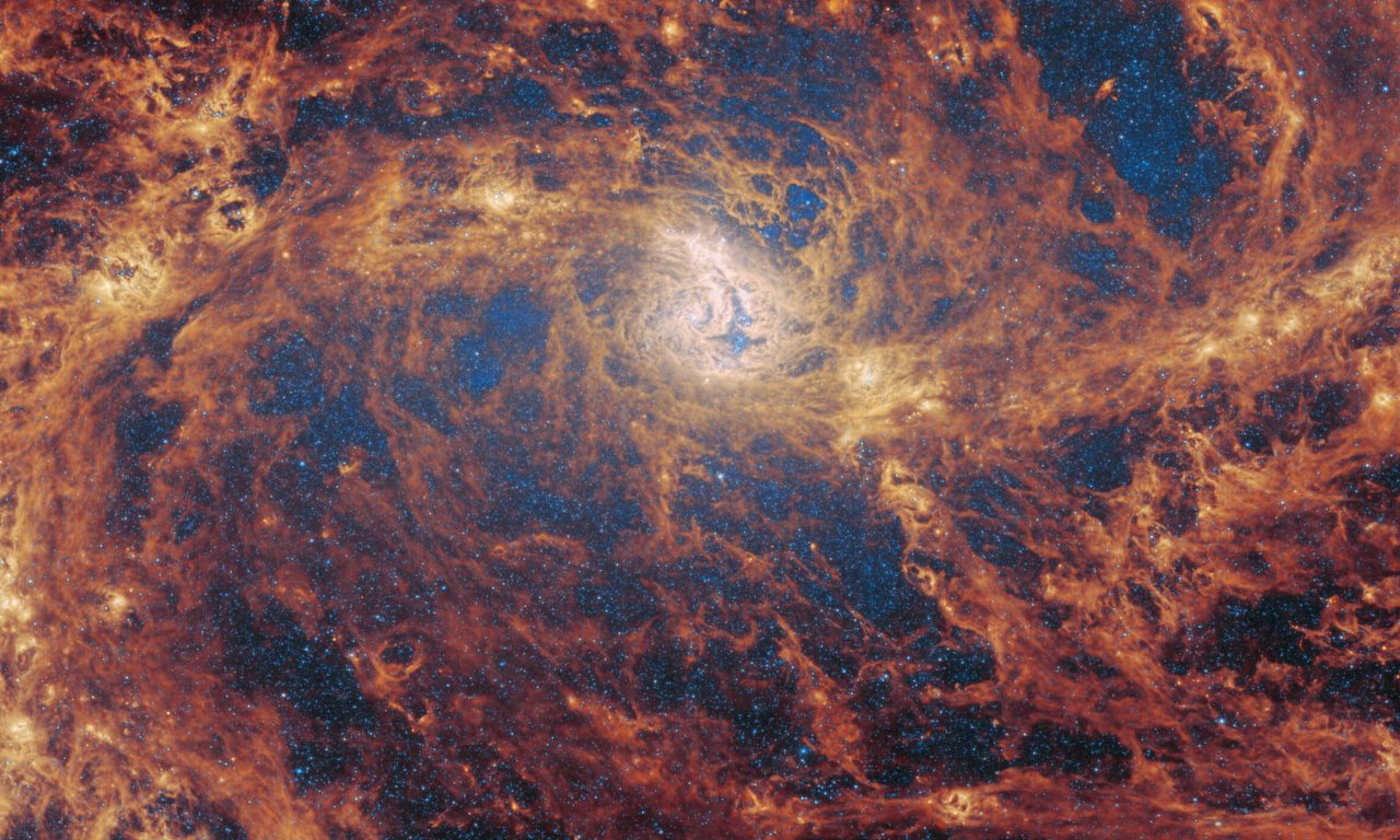 Un buco nero al centro della Galassia Girandola