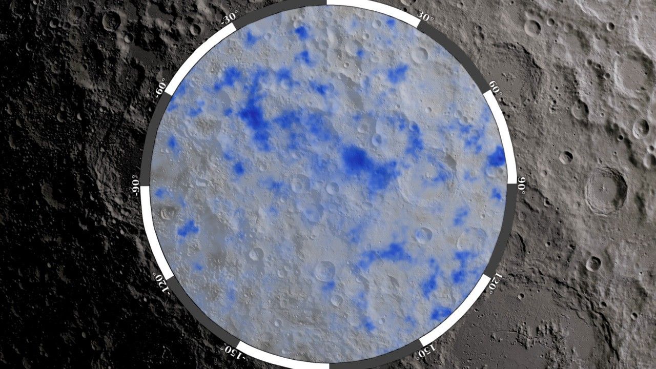 L’acqua della Luna si forma grazie al vento solare?