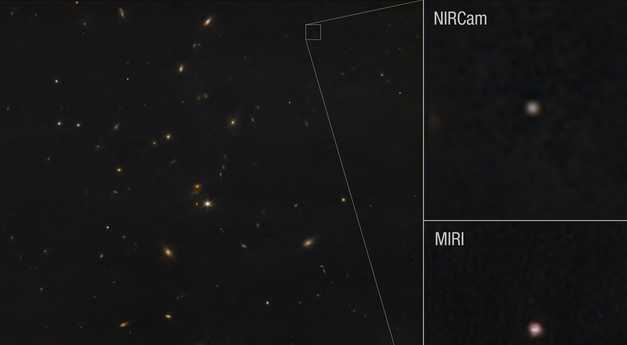 L’asteroide 2024 YR4 in posa per il Webb