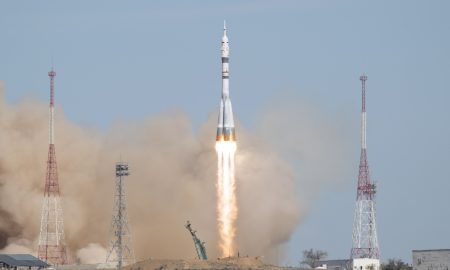 Soyuz con equipaggio verso la Stazione Spaziale