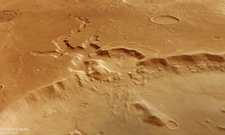 Un mosaico geologico nel cuore di Marte