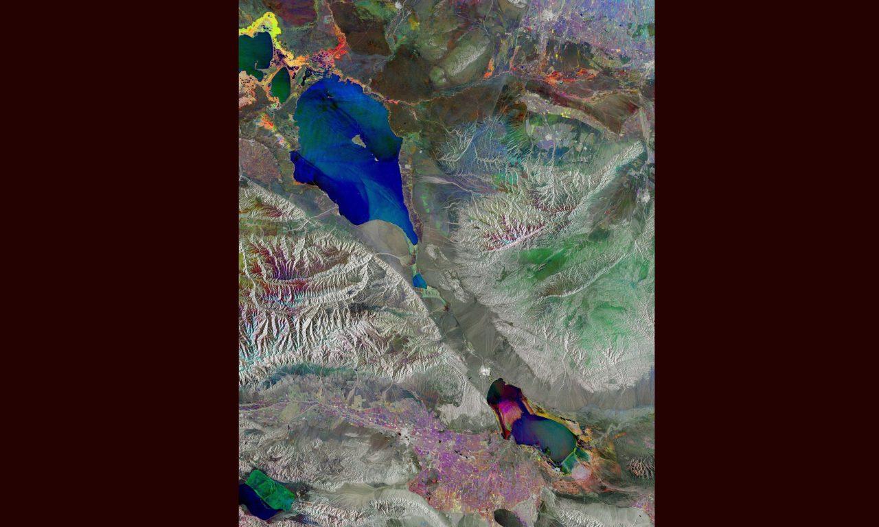 Copernicus, tre mesi in un’immagine dei laghi Alakol e Aibi