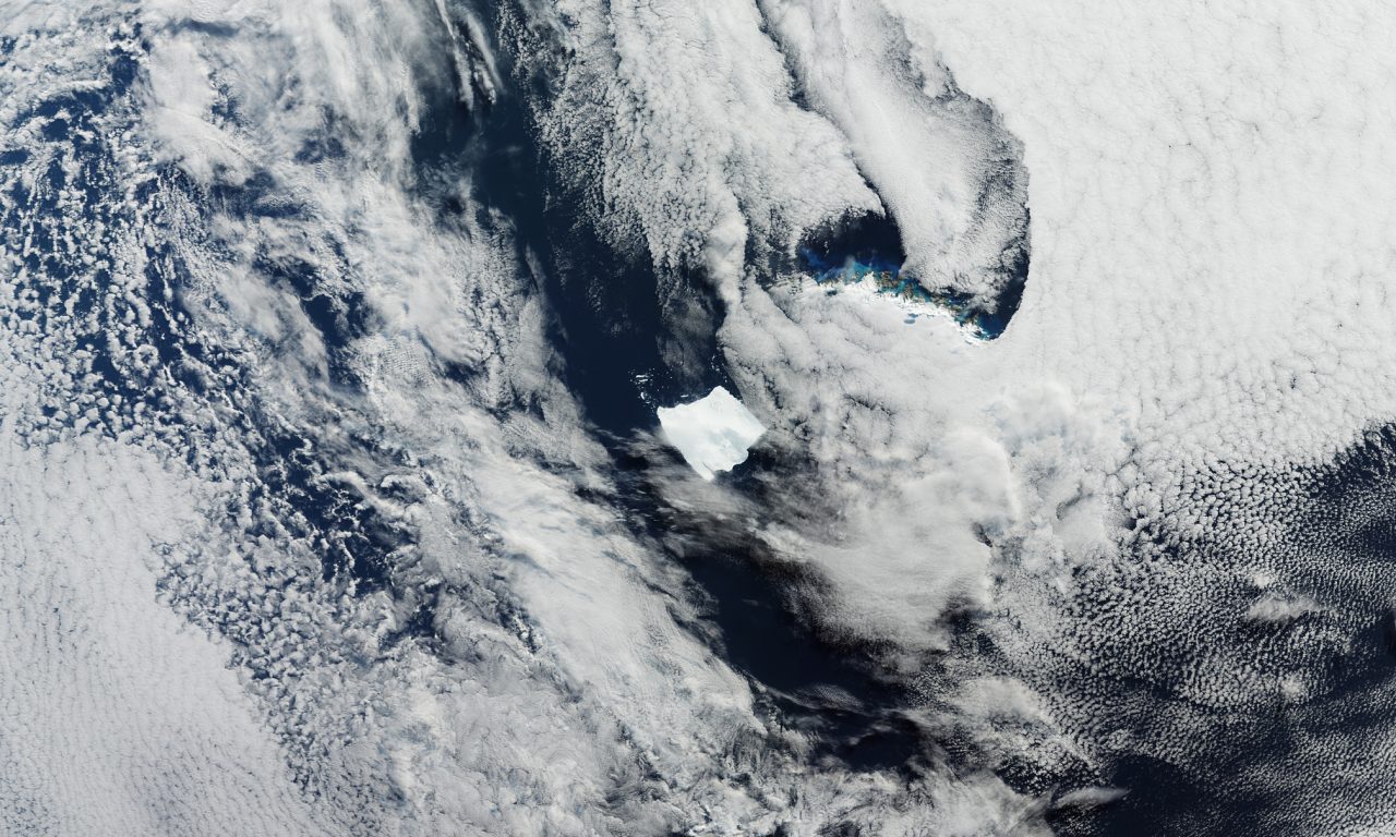 L’iceberg più grande del mondo sotto gli occhi di Copernicus
