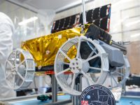 Il micro rover lunare Tenacious, progettato e realizzato da Ispace Europe con i fondi di Esa e agenzia spaziale del Lussemburgo, Lsa. Crediti: Ispace