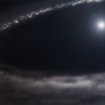 Acqua ghiacciata in un giovane sistema stellare
