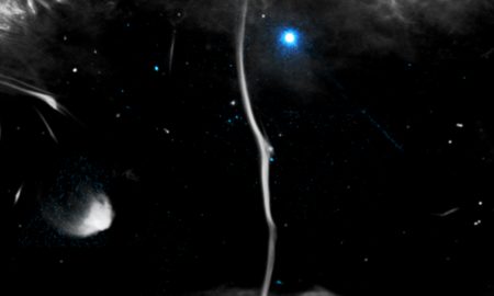 Una pulsar ha spezzato un filamento della Via Lattea