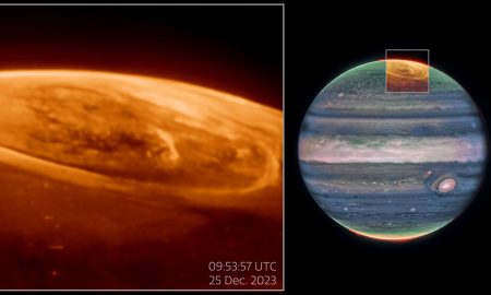 Aurore su Giove, nuovi dettagli da Webb
