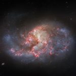 I filtri di Hubble su una galassia a spirale barrata