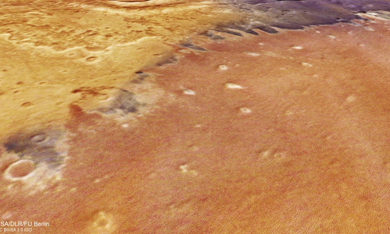 Così il vento ha colorato i paesaggi di Marte