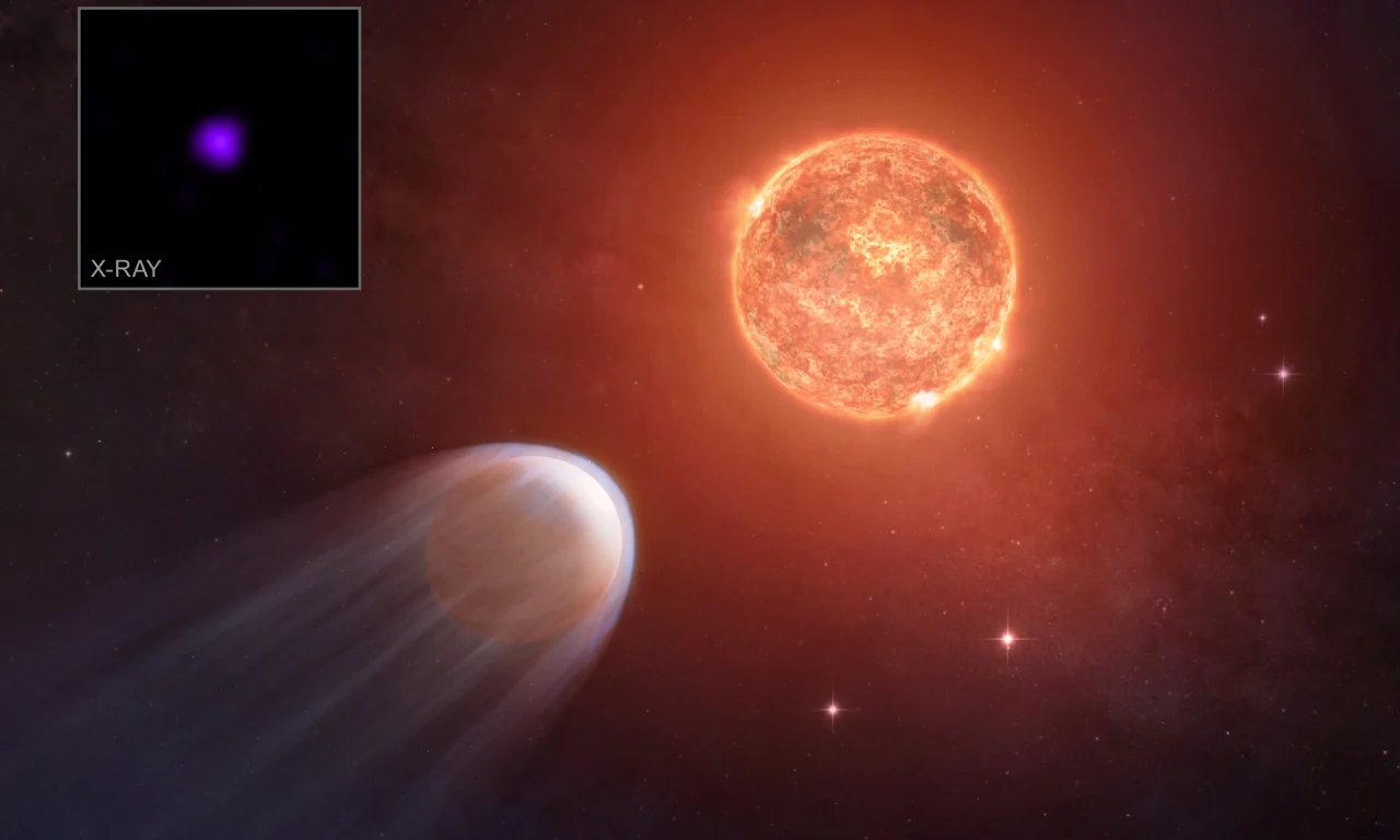 Lenta agonia di un pianeta bombardato dal suo sole