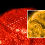 Colossale eruzione solare