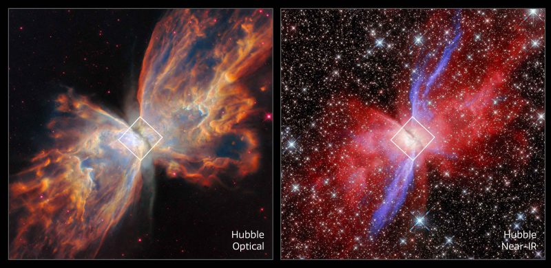 Butterfly Nebula NGC 6302 (Hubble)