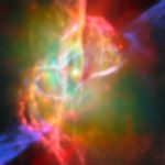 Il cuore della ‘farfalla’ visto da Webb e Alma
