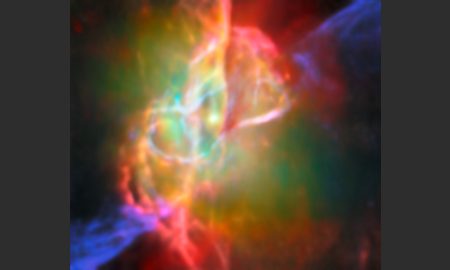Il cuore della ‘farfalla’ visto da Webb e Alma