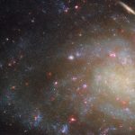 Una “galassia fantasma” nell’occhio di Hubble