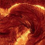 Osservati gli anelli coronali motori dei brillamenti solari