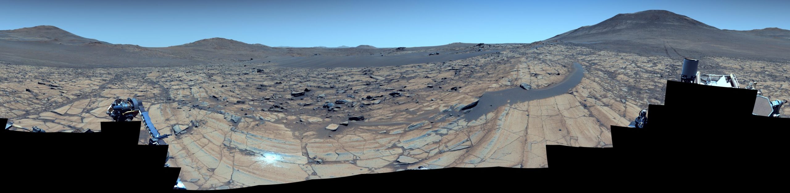 Il panorama scattato da Persvereance - veduta intera