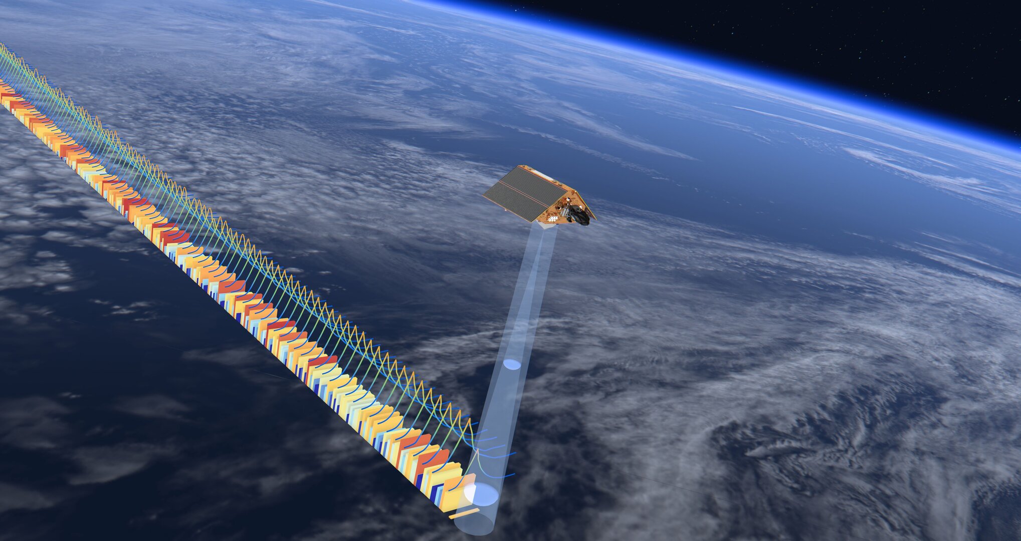 L'altimetro di Sentinel in azione