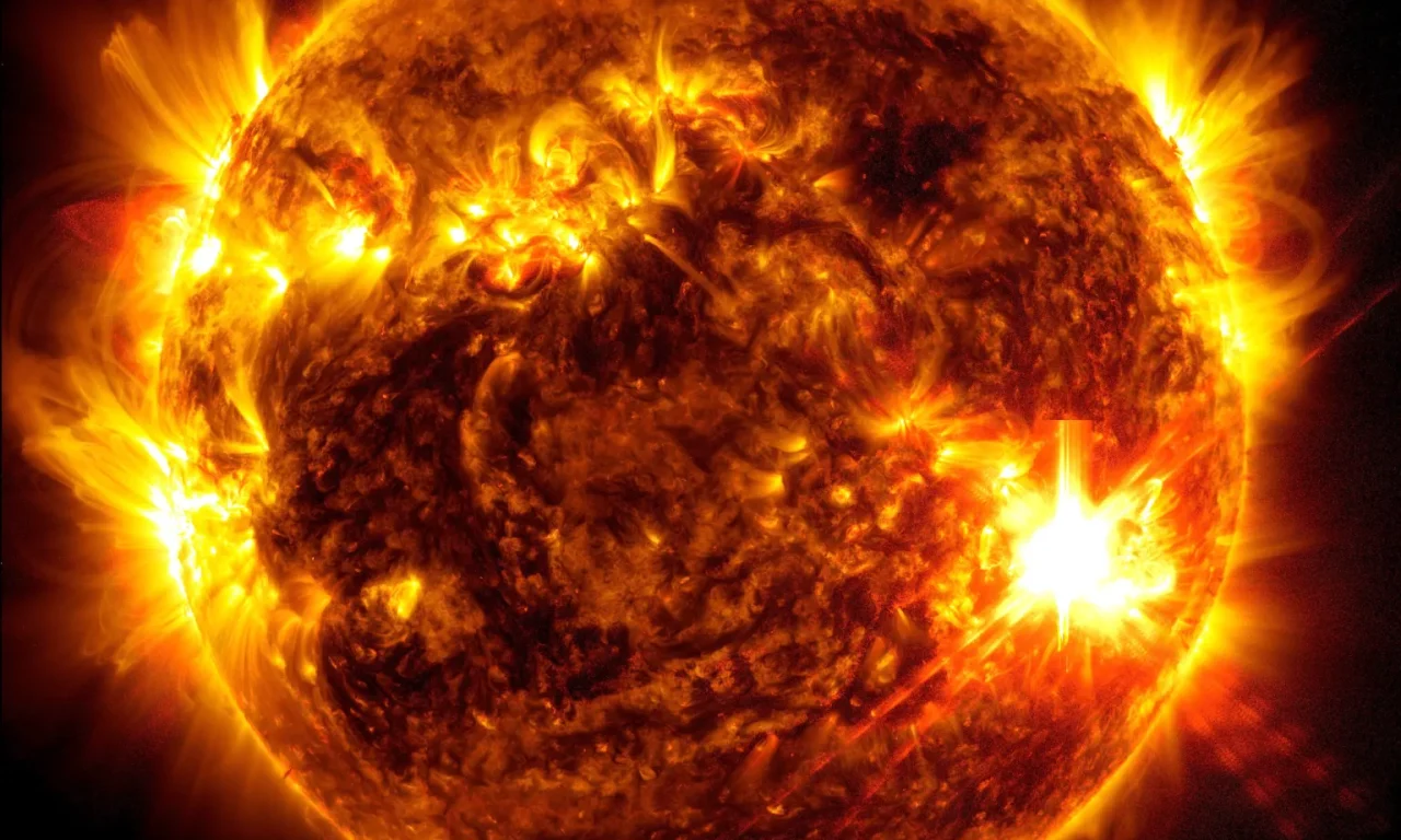 Ioni bollenti nei brillamenti solari