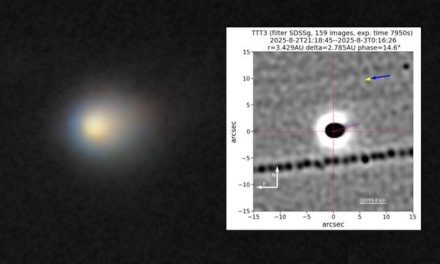 Fotografata la scia della cometa 3I/Atlas