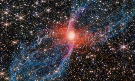 Il Webb osserva la Nebulosa del Ragno Rosso