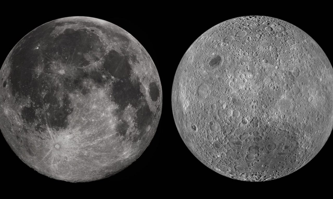 L’interno della Luna potrebbe essere più freddo sul lato nascosto
