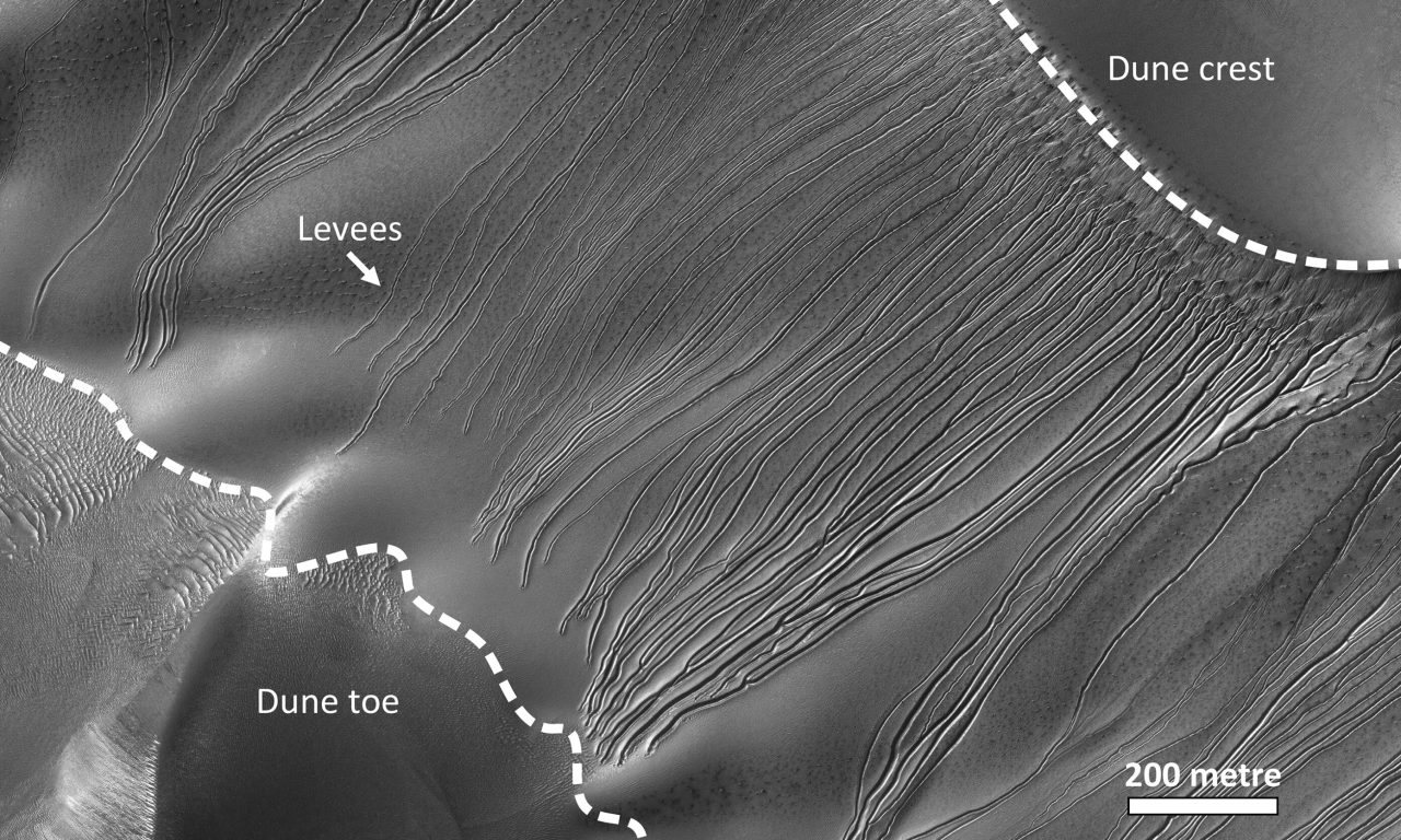 Su Marte in azione il ghiaccio ‘scultore’