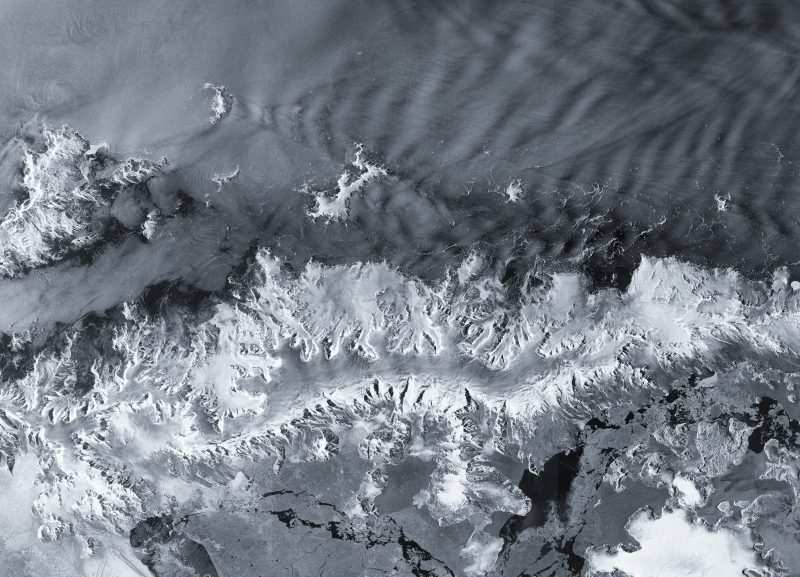 Penisola Antartica ripreso da Sentinel-1D nell'ambito del programma Copernicus (crediti foto:Esa)