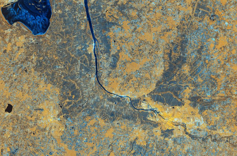 La città di Brema ripresa da Sentinel-1D nell'ambito del programma Copernicus (crediti foto:Esa)