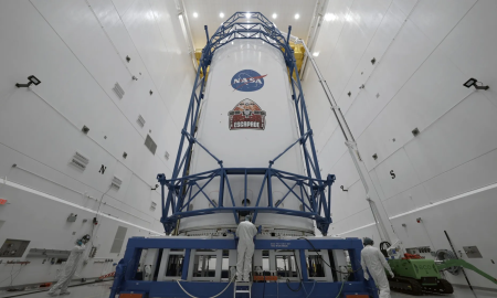 New Glenn torna sulla rampa di lancio con a bordo due sonde Nasa