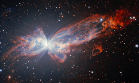 Tra le ali luminose della Nebulosa Farfalla