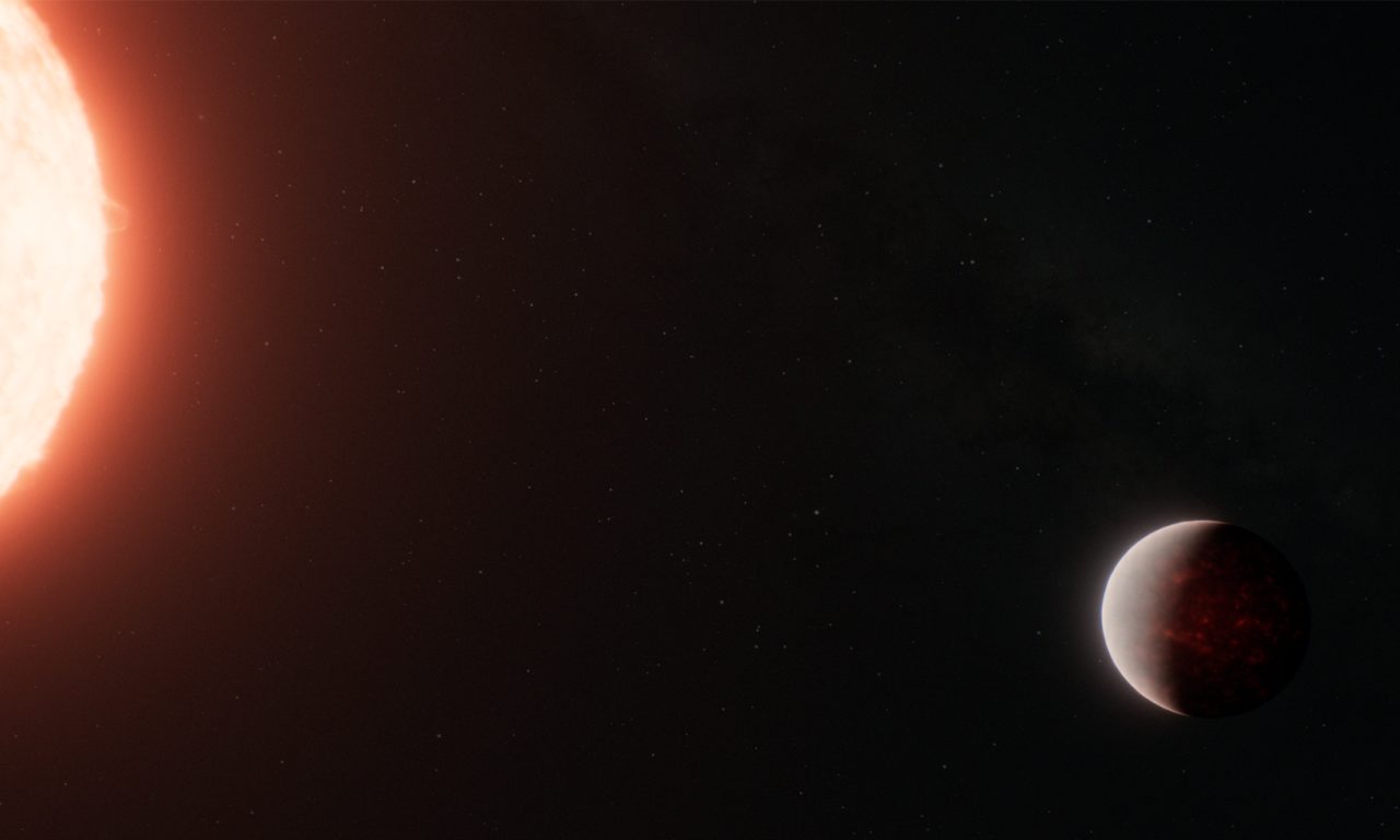 Tracce di un’atmosfera su un esopianeta roccioso ultra-caldo