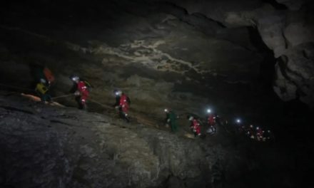 Allenamento sotterraneo per i taikonauti