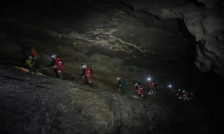 Allenamento sotterraneo per i taikonauti