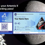 Il tuo nome intorno alla Luna con Artemis 2