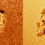 Una gigantesca macchia domina la superficie del Sole