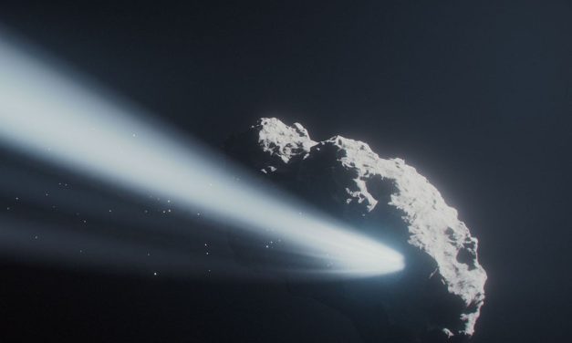 rappresentazione artistica della cometa 41P