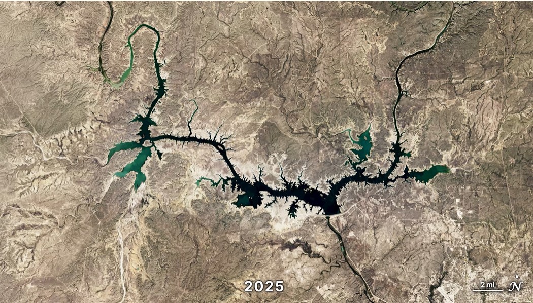 Il bacino Amistad nel 2025