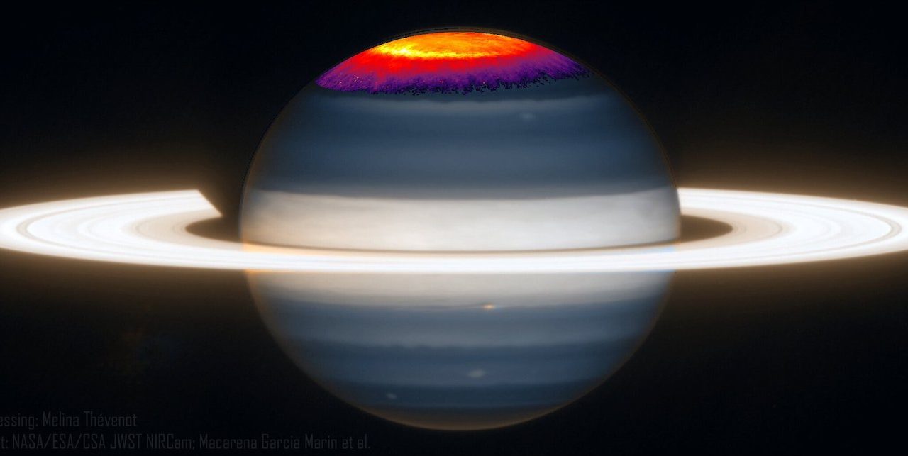 Webb svela l’inganno di Saturno sulla sua rotazione